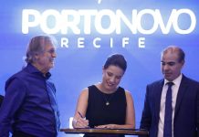 Governadora Raquel Lyra assina protocolo de intenções para ceder área do Armazém 18 ao Novotel, no Recife
