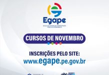 Egape abre 5,9 mil vagas para 46 cursos gratuitos, que acontecerão em novembro