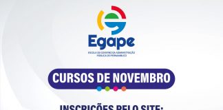 Egape abre 5,9 mil vagas para 46 cursos gratuitos, que acontecerão em novembro
