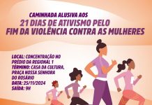 Jaboatão promove caminhada pelo fim da violência contra as mulheres