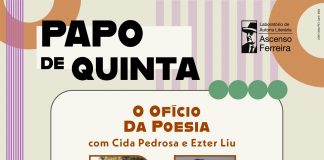 O Ofício da Poesia: Papo de Quinta reúne Cida Pedrosa e Ezter Liu, na Livraria do Jardim
