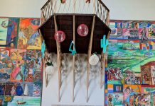 Talento e criatividade: jovens na Funase assinam a decoração de Natal da Casa da Cultura