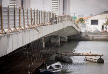 Prefeitura do Recife avança nas obras de recuperação estrutural da Ponte Giratória