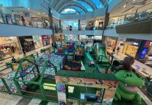 Circuito de brincadeiras Jacarélvis e Amigos, chega ao Shopping Tacaruna