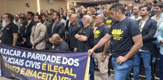 SINPOL-PE realiza mobilização na ALEPE, em defesa da paridade e integralidade dos Policiais Civis