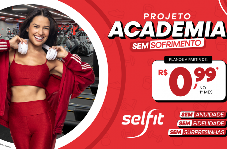 Selfit reforça parceria com Juliette em nova campanha: “Academia Sem Sofrimento”