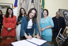 Governadora Raquel Lyra assina ordem de serviço para a requalificação do Museu de Arte Contemporânea de Pernambuco