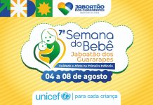 Jaboatão realiza a 7ª Edição da Semana do Bebê, com início nesta 2ª feira (04)