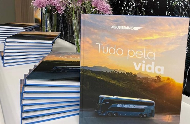 Viação Águia Branca lança livro “Tudo pela Vida”, destacando iniciativas pioneiras em saúde e segurança no transporte rodoviário