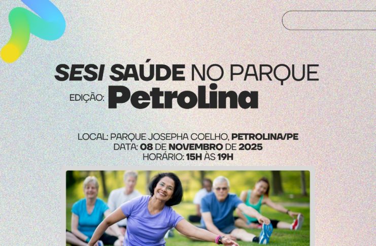 SESI-PE leva o projeto “Saúde no Parque” á Petrolina, com ações gratuitas de promoção do bem-estar