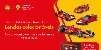 Miniaturas Ferrari chegam com exclusividade aos postos Shell de todo o Brasil