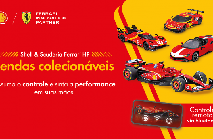 Miniaturas Ferrari chegam com exclusividade aos postos Shell de todo o Brasil