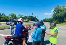 Blitz educativa orienta usuários de motos elétricas no Paiva