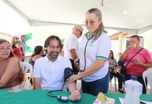 Saúde em Ação leva diversos serviços à população de Jataúba, em parceria com o mandato de Diogo Moraes