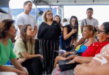 Governadora Raquel Lyra acompanha atendimentos da Carreta da Mulher na Zona Norte do Recife
