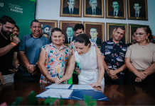 Em Igarassu, governadora de Pernambuco, Raquel Lyra, anuncia obra de ponte no município, e garante revitalização da Feira da Sulanca e do Mercado das Carnes