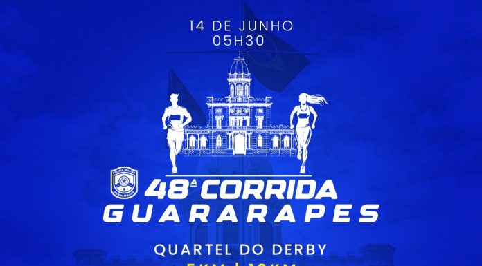 Contagem regressiva para a tradicional Corrida Guararapes, promovida pela Polícia Militar de Pernambuco