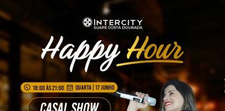 Hotel Intercity Costa Dourada promove happy hour com o Casal Show, Amanda Marques e Danilo Mesquita