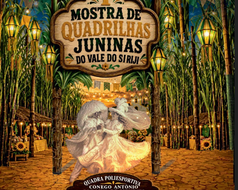 1ª Mostra de Quadrilhas Juninas do Vale do Siriji reúne dez grupos em Aliança, na Mata Norte