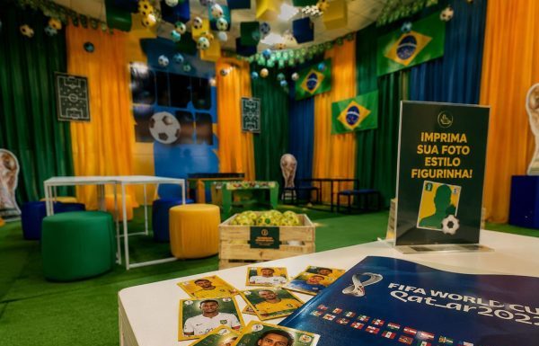 Shopping Difusora realiza nova ação de confecção gratuita de figurinhas personalizadas da Copa do Mundo