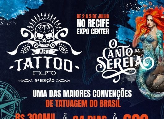 Art Tattoo Expo reúne mais de 300 artistas e transforma Recife na capital da tatuagem e da economia criativa