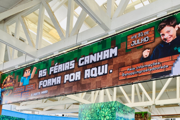 Últimos dias da atração de férias “Mundo dos Blocos” no Shopping Costa Dourada