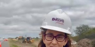 Débora Almeida fiscaliza obras na BR-232 e desmente fake news sobre duplicação no Agreste