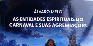 O professor e pesquisador Álvaro Melo, lança nesta quinta (20) no Clube das Pás, o livro “As Entidades Espirituais do Carnaval e Suas Agremiações”
