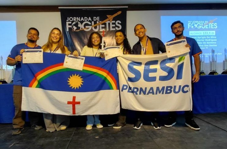 SESI Pernambuco é vice-campeão na 91ª Jornada Brasileira de Foguetes