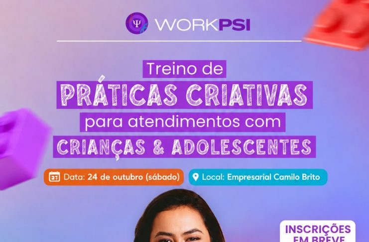 Abertas as inscrições para o workshop de Psicologia sobre práticas criativas no atendimento infantil