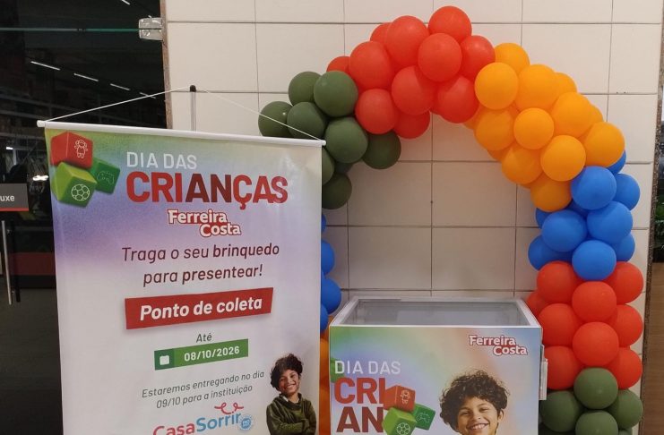 Ferreira Costa arrecada brinquedos para crianças atendidas pela Casa Sorrir